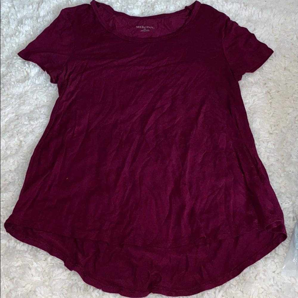 Maroon Full Length Top